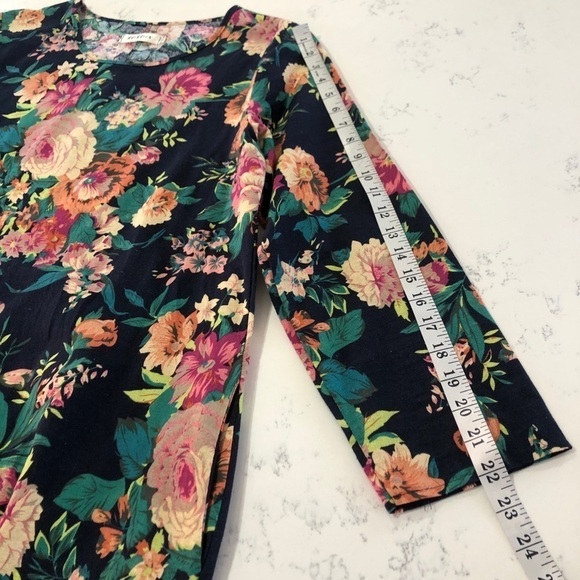 RV XUAN midi 3/4 sleeve floral dress size:XXL - Picture 10 of 11